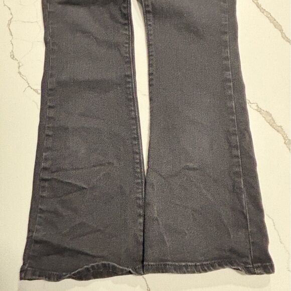OLD NAVY | Big Girls Black Denim High Rise Stretch Flare Jeans Size 10 - Picture 4 of 9